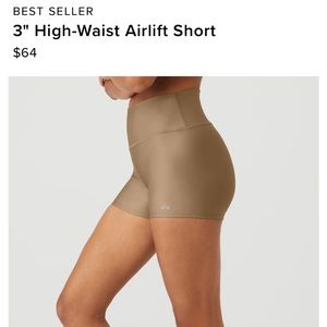 ALO 3” High Waist Airlift Short XS